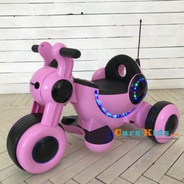 Электромотоцикл HL300 Pink 6V - HL300-P розовый